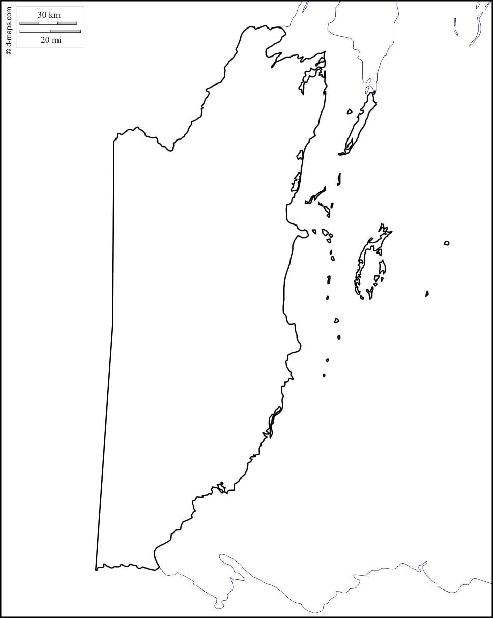 வரைபடத்தை ஒரு வெற்று பெலிஸ்