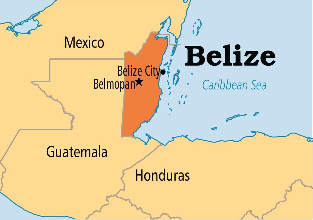 வரைபடம் belmopan பெலிஸ்