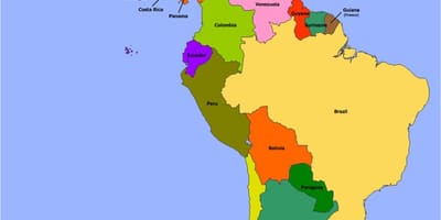 வரைபடம் பெலிஸ் தென் அமெரிக்கா