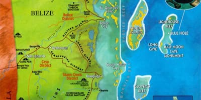 வரைபடம் பெலிஸ் பூங்காவில்