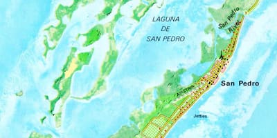 San pedro பெலிஸ் தெரு வரைபடத்தை